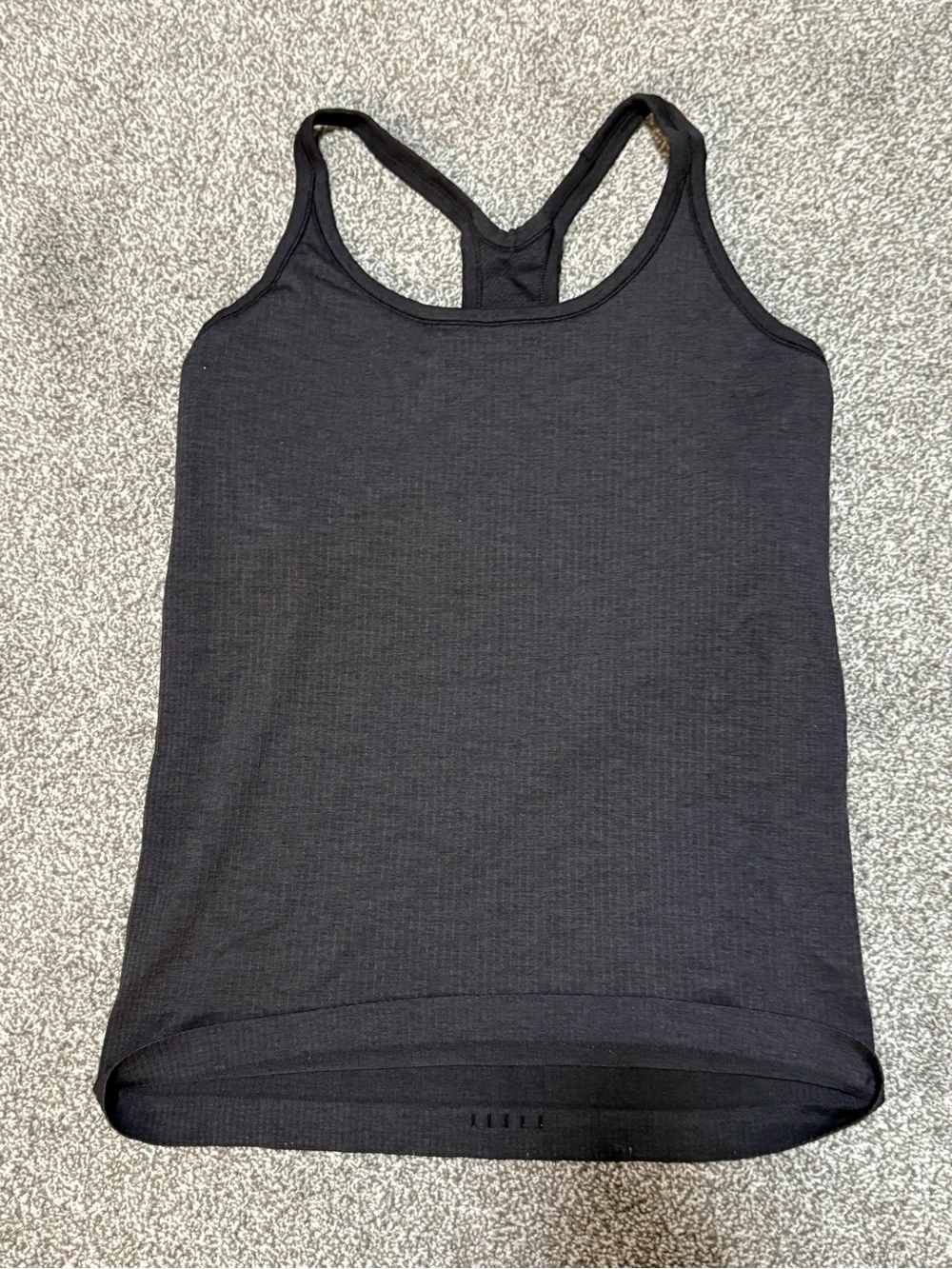 lululemon athletica Black Racerback ebb to street Tank Top